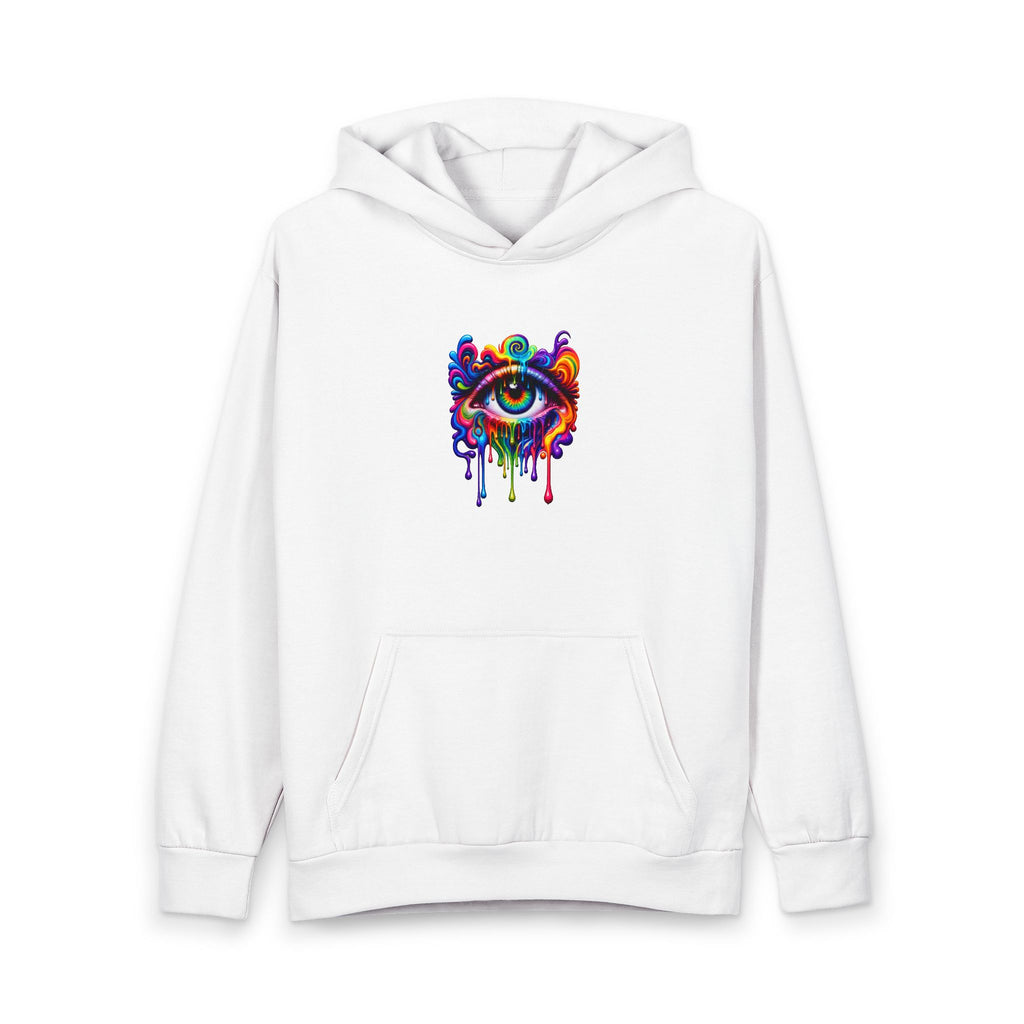 Psychedelic Rainbow Eye Drip Pullover Hoodie