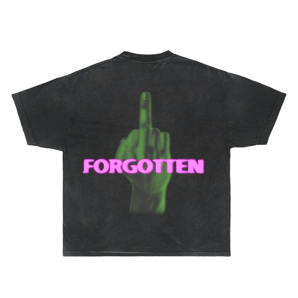 Paranormal Forgotten Garment Dyed Streetwear Cotton Short Sleeve Tee
