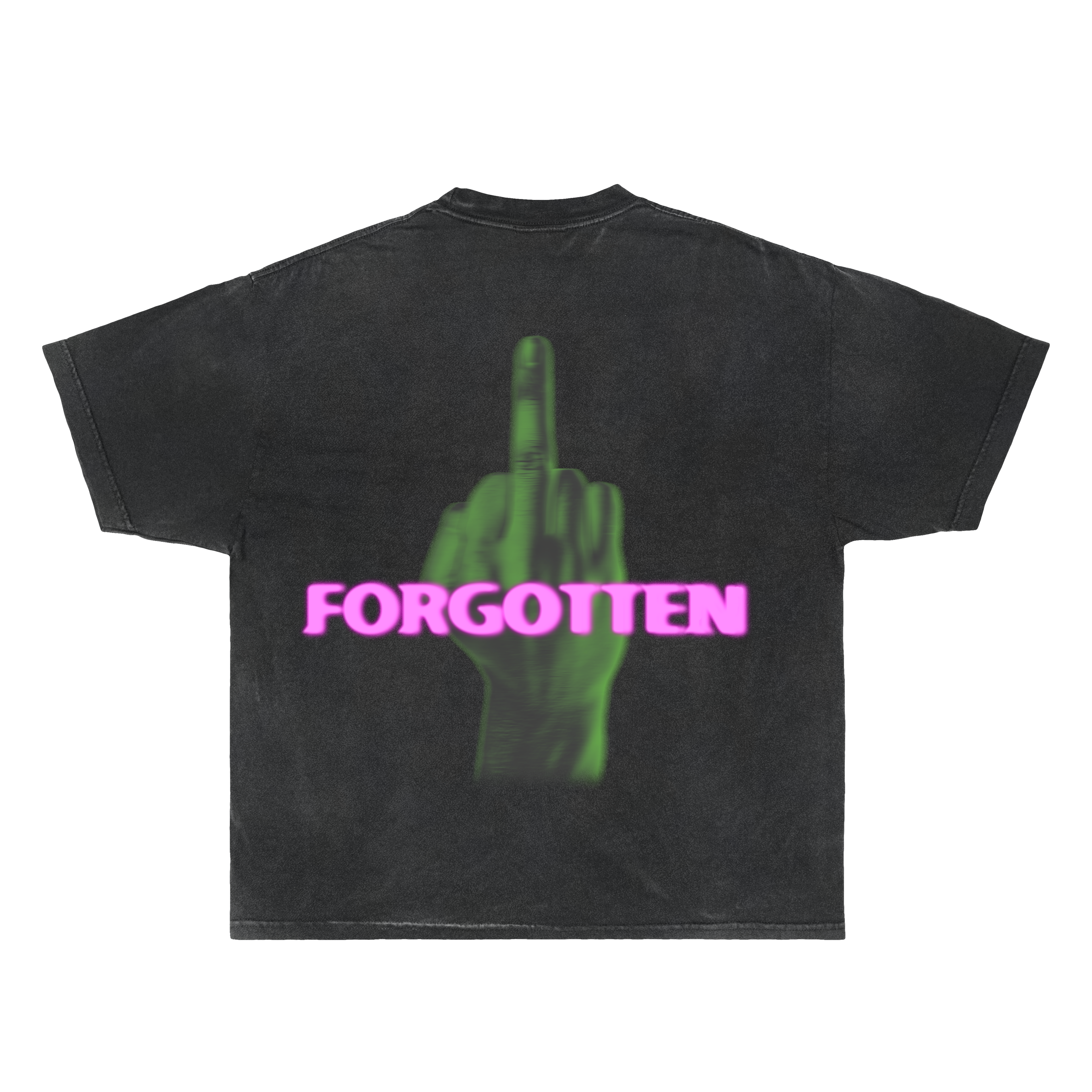Paranormal Forgotten Garment Dyed Streetwear Cotton Short Sleeve Tee